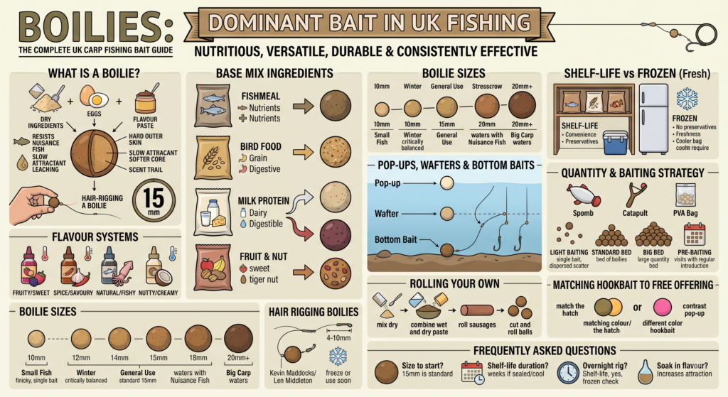 Boilies: The Complete UK Carp Fishing Bait Guide 1 Boilies: The Complete UK Carp Fishing Bait Guide