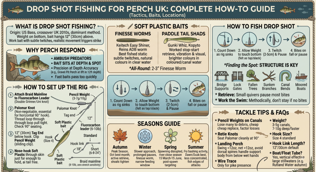 Drop Shot Fishing for Perch UK: Complete How-To Guide 1 Drop Shot Fishing for Perch UK: Complete How-To Guide