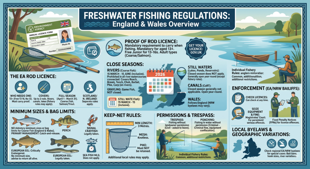 Freshwater Fishing Regulations England and Wales: Complete Overview 1 Freshwater Fishing Regulations England and Wales Complete Overview
