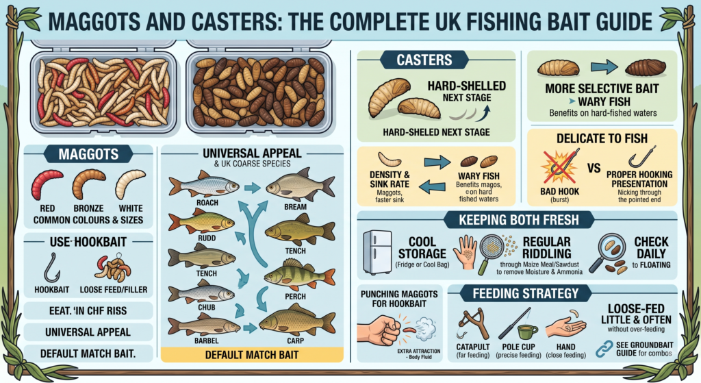 Maggots and Casters The Complete UK Fishing Bait Guide