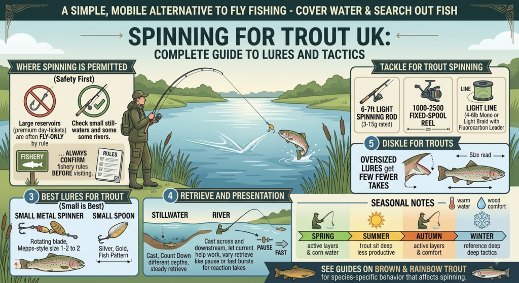 Spinning for Trout UK Complete Guide to Lures and Tactics