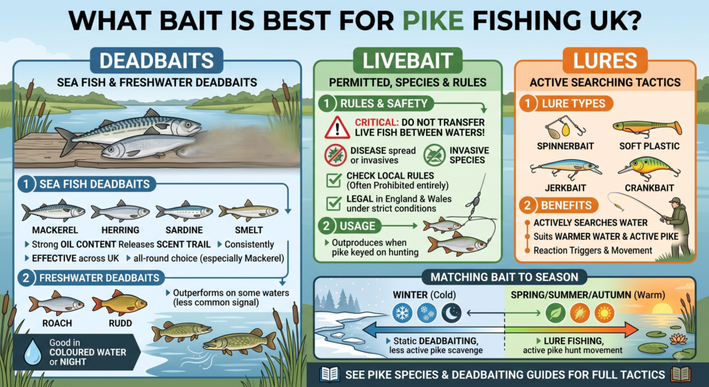 What Bait Is Best for Pike Fishing UK?