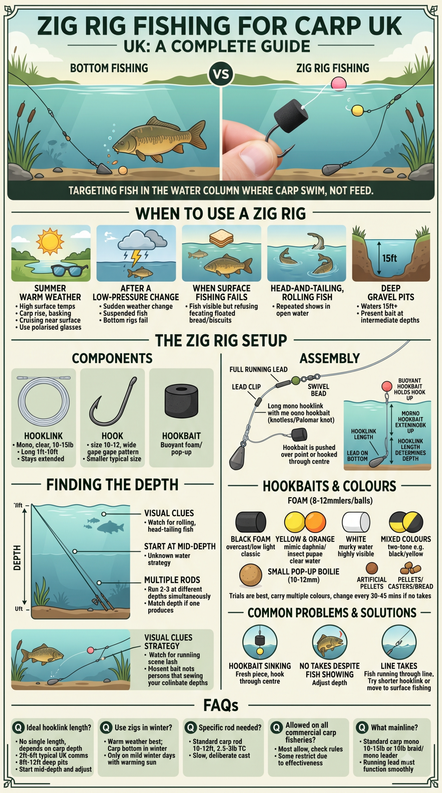 Zig Rig Fishing for Carp UK: How to Set Up and Fish Zig Rigs 1 Zig Rig Fishing for Carp UK: How to Set Up and Fish Zig Rigs